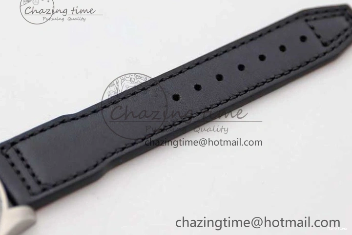 MIROTIME 0421 Vibrant Mark XVIII IW327001 SS M+F 1:1 Best Edition Black Dial on Black Leather Strap A 7055